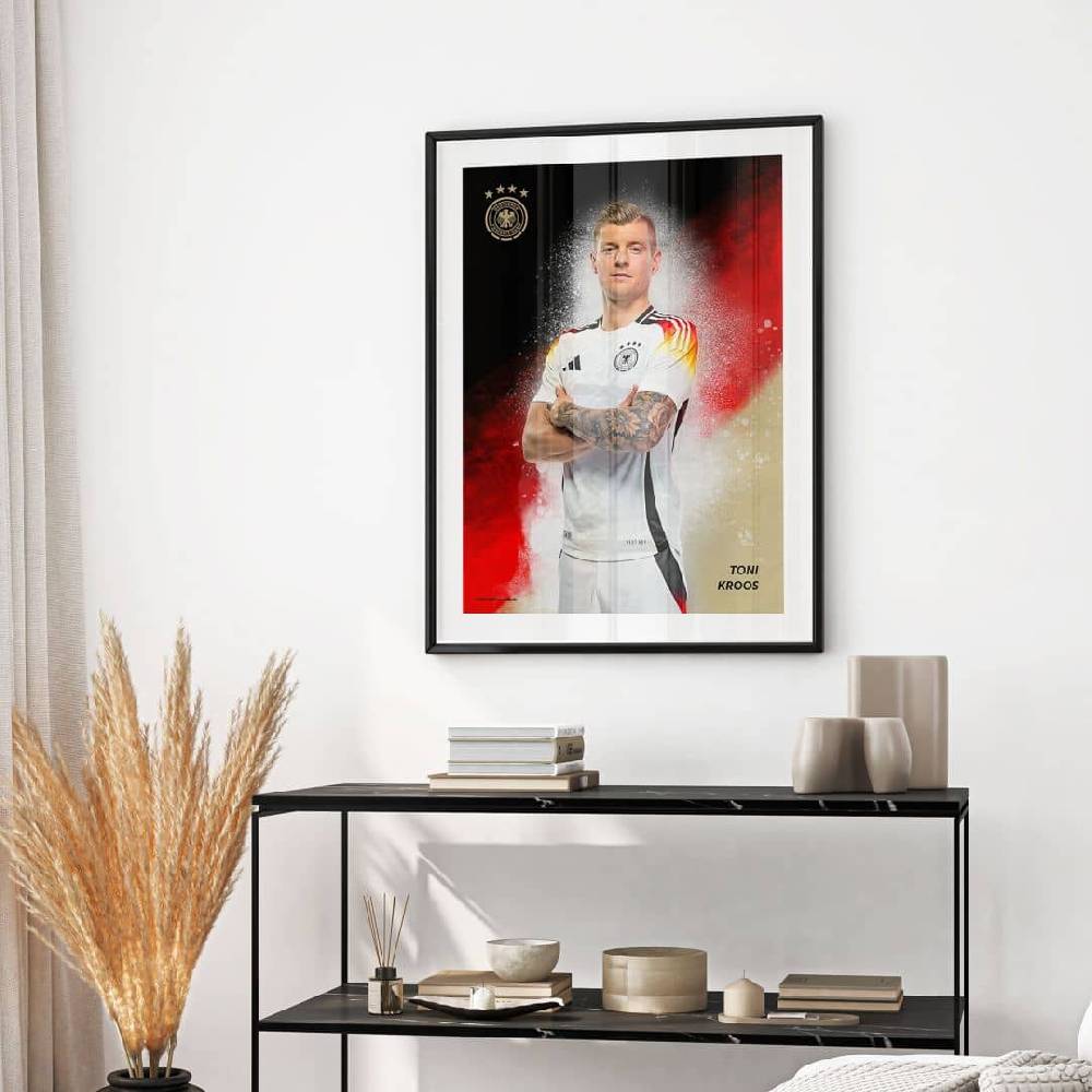 Kaeppel Poster, Wandbild DFB Kroos Riesige Ersparnisse