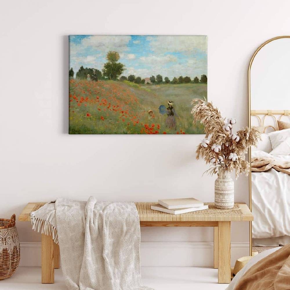 Kaeppel Leinwandbild Monet - Mohnfeld bei Argenteuil Letzte 3 Tage