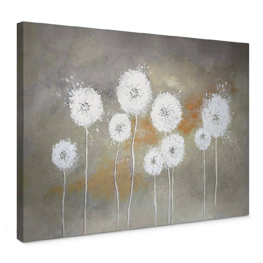 Kaeppel Leinwandbild Melz - Weiße Pusteblumen