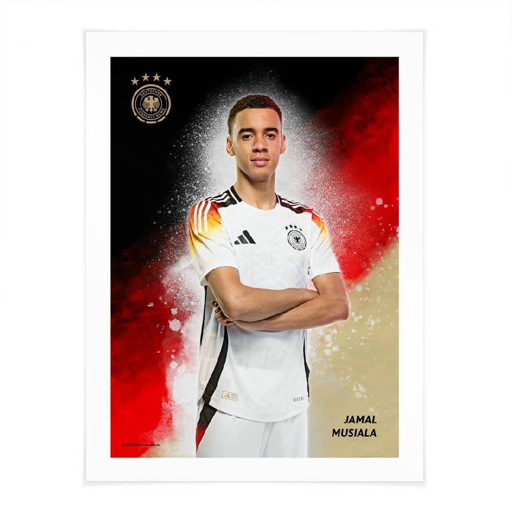 Kaeppel Poster, Wandbild DFB Musiala Letzte 2 Tage