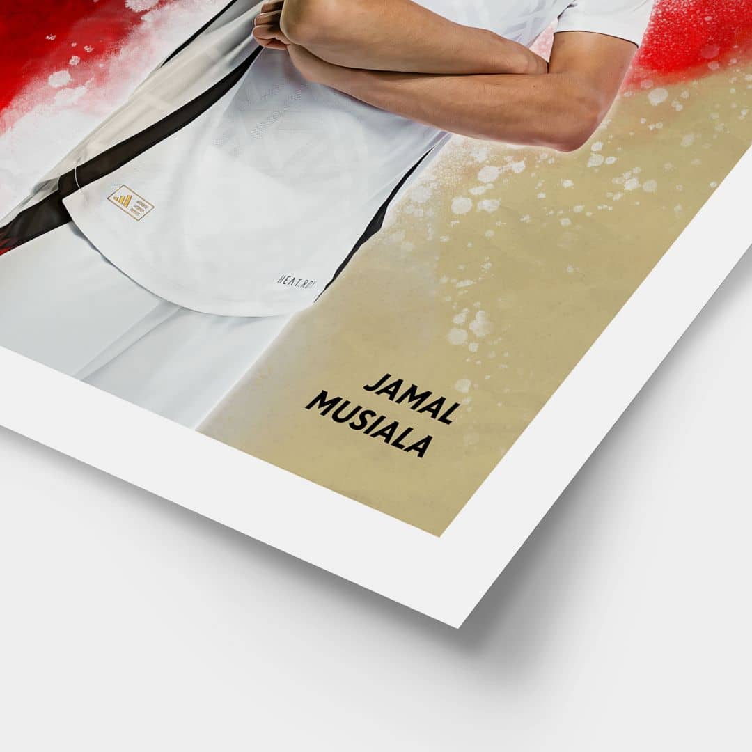 Kaeppel Poster, Wandbild DFB Musiala Letzte 2 Tage