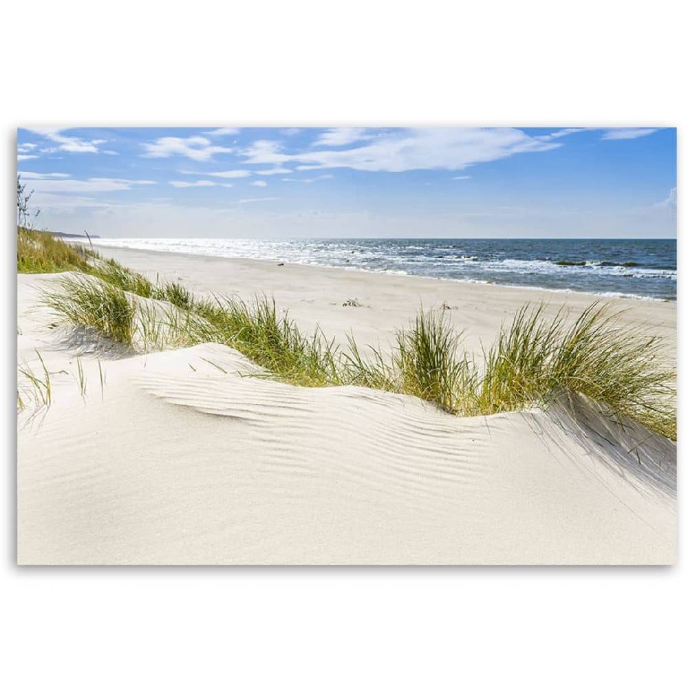 Kaeppel Leinwandbild, Meer Strand Landschaft Letzter Tag