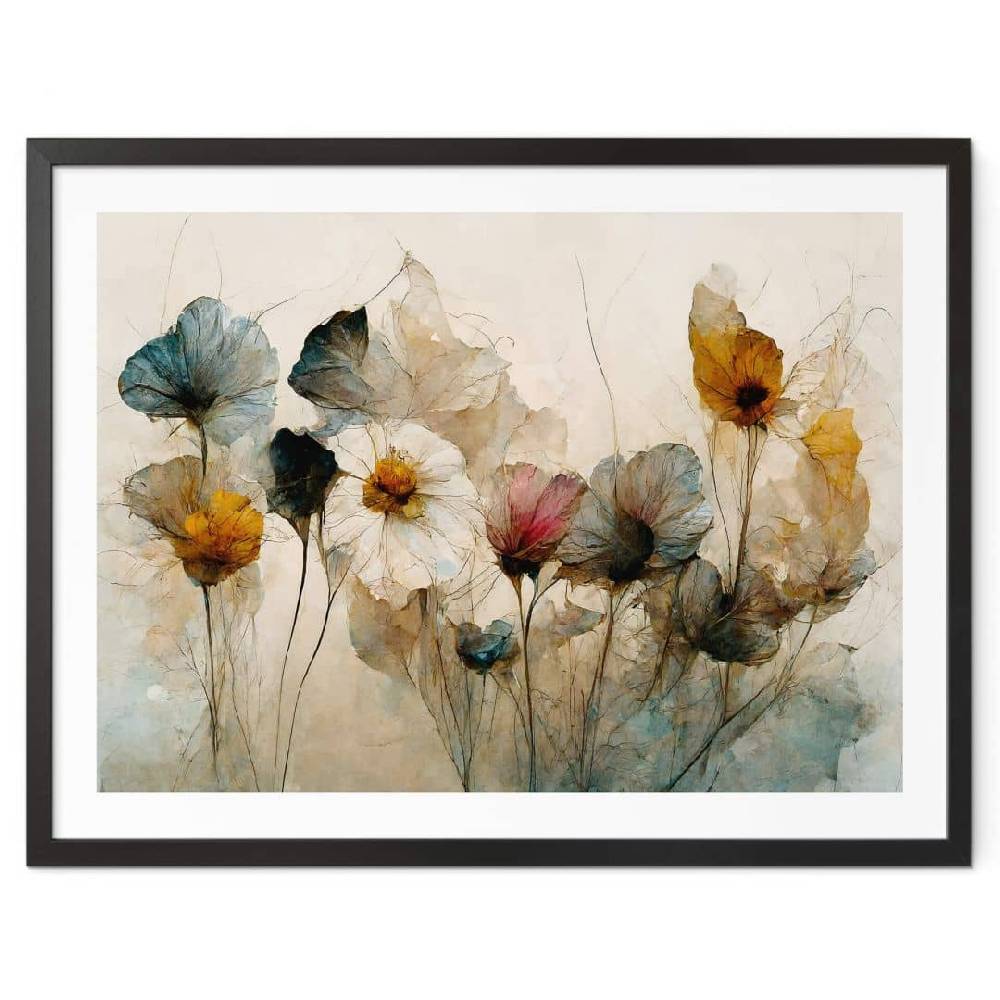 Kaeppel Poster Bouquet aus Trockenblumen - Treechild