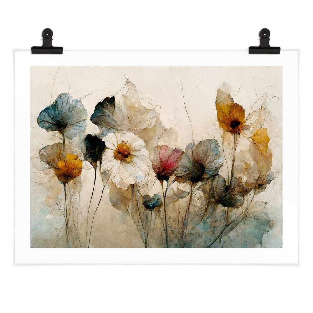 Kaeppel Poster Bouquet aus Trockenblumen - Treechild Discount Store für neue Produkte