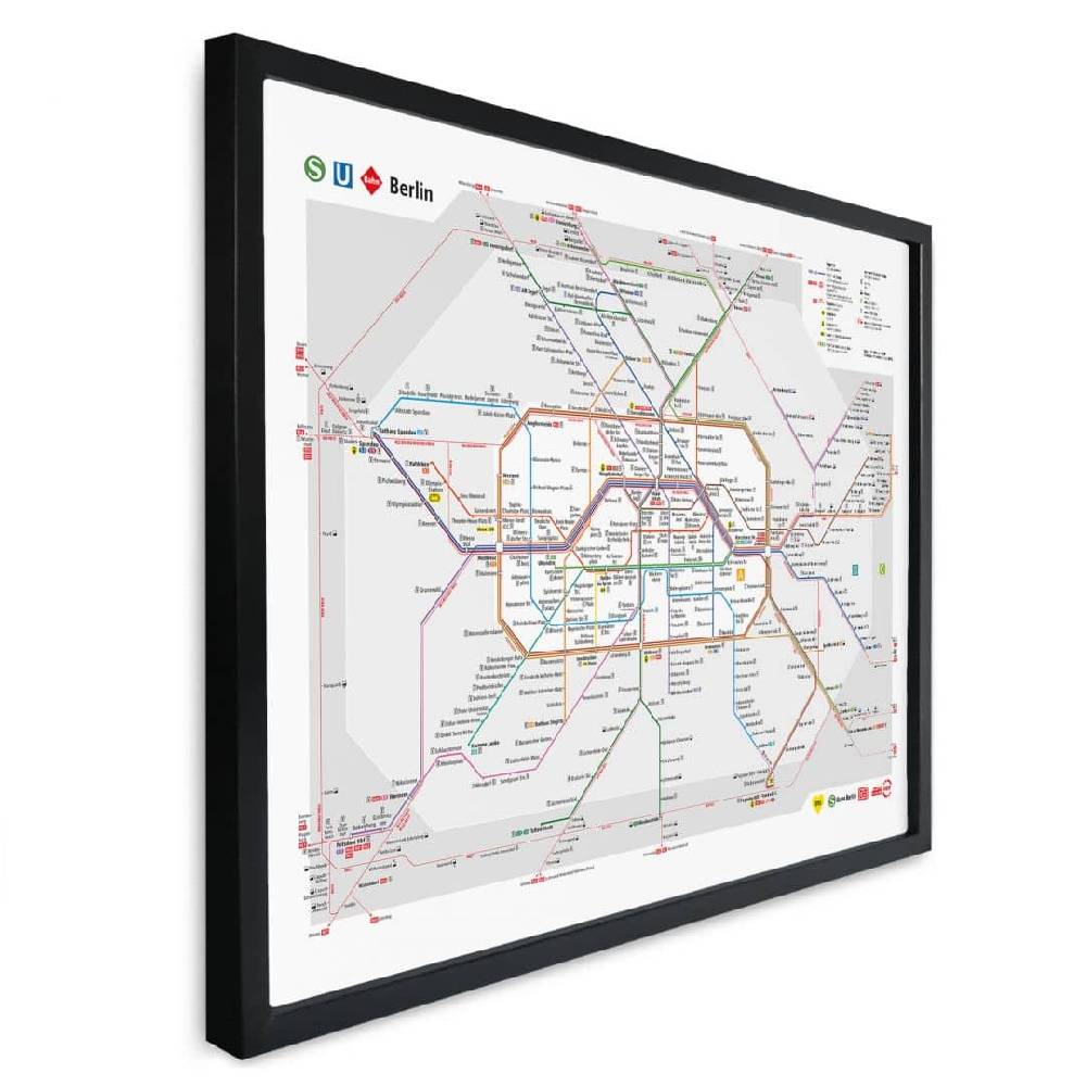 Kaeppel Poster BVG Berlin - Netzplan Berlin Clearance-Verkauf