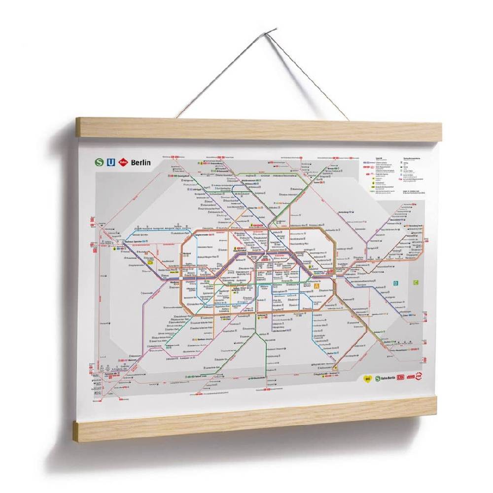 Kaeppel Poster BVG Berlin - Netzplan Berlin Clearance-Verkauf