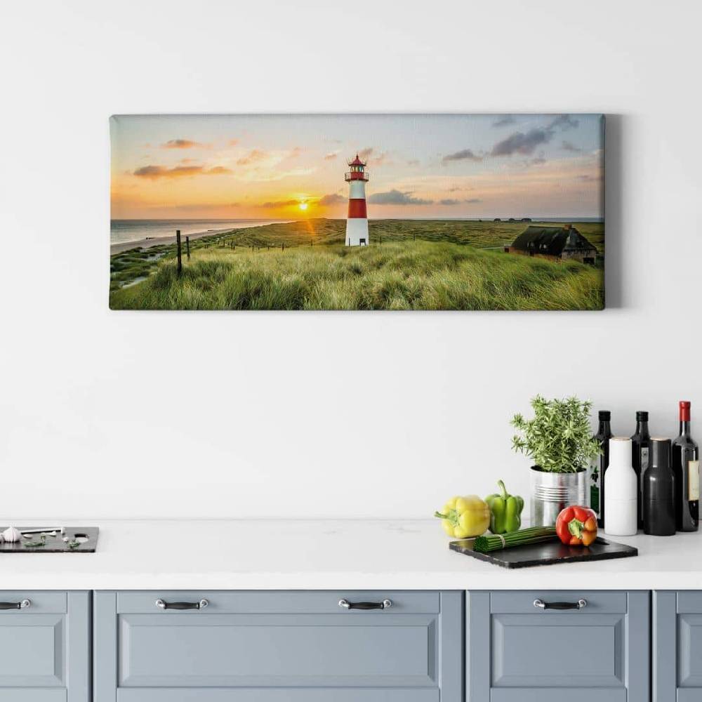 Kaeppel Leinwandbild Leuchtturm auf Sylt 50% Rabatt für begrenzte Zeit