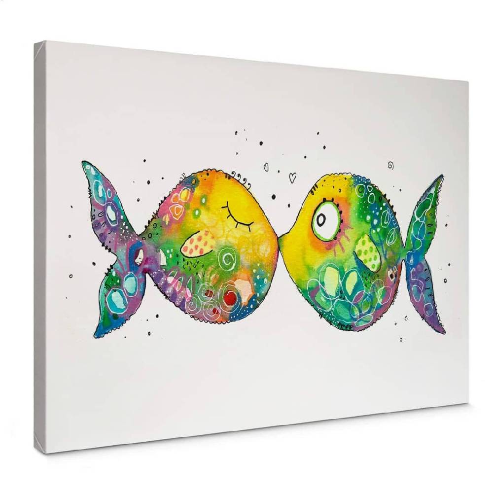 Kaeppel Leinwandbild Hagenmeyer - Verliebte Fische