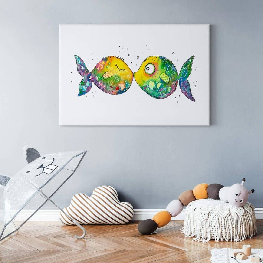 Kaeppel Leinwandbild Hagenmeyer - Verliebte Fische Outlet