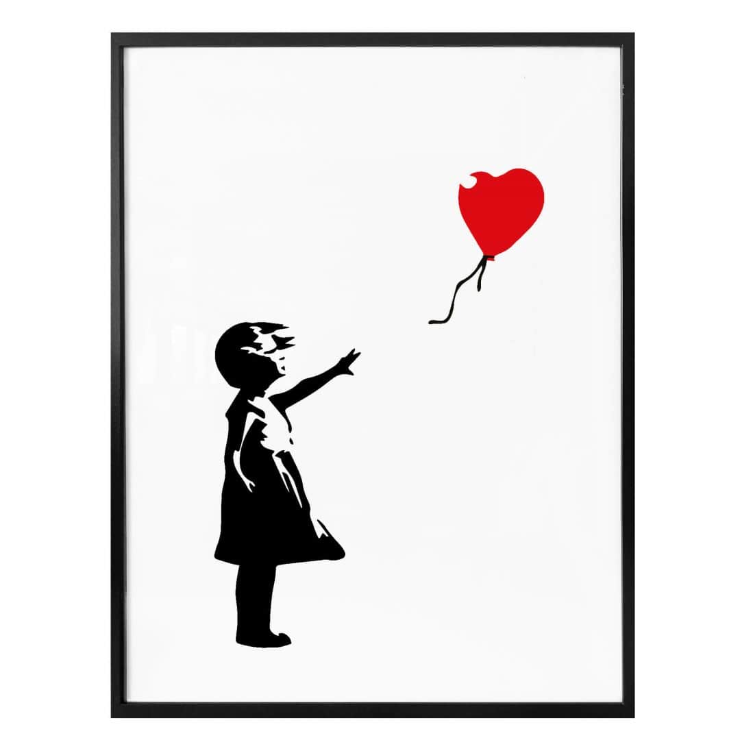 Kaeppel Poster Banksy - Girl with the red balloon