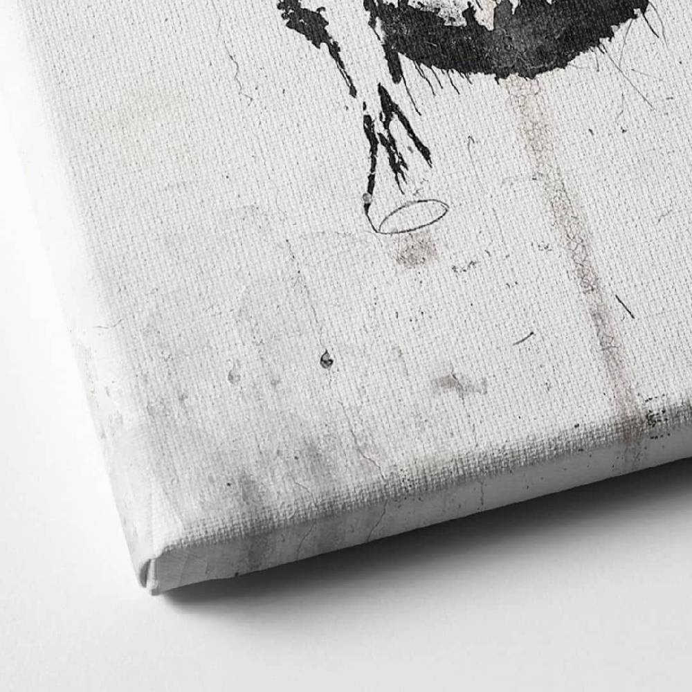Kaeppel Leinwandbild Banksy - Der Blumenwerfer Limitierter Zeitrabatt