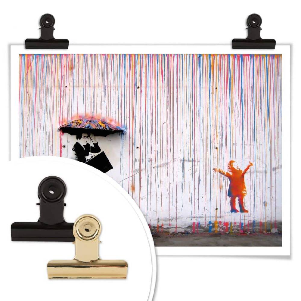 Kaeppel Poster Banksy - Coloured Rain Fabrikpreis