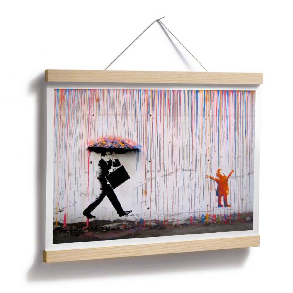 Kaeppel Poster Banksy - Coloured Rain Fabrikpreis