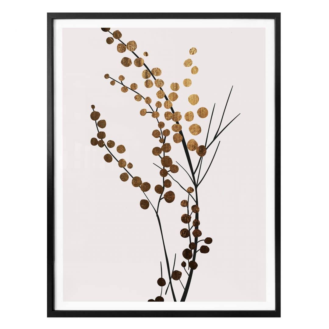 Kaeppel Poster Kubistika - Goldener Zweig