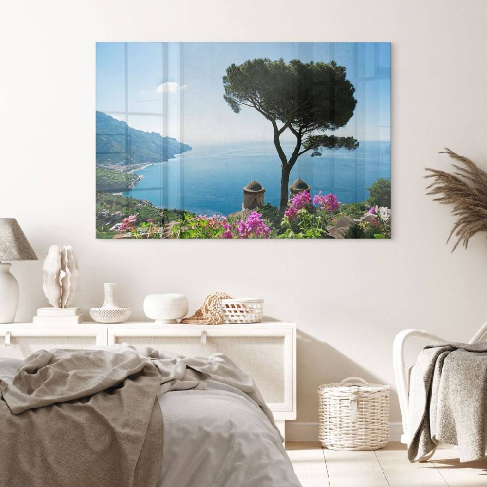 Kaeppel Glasbild Blick auf die Amalfiküste Online Shopping
