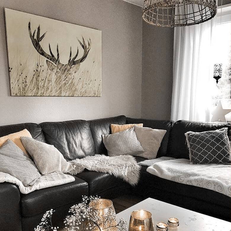 Kaeppel Leinwandbild Wachsamer Hirsch