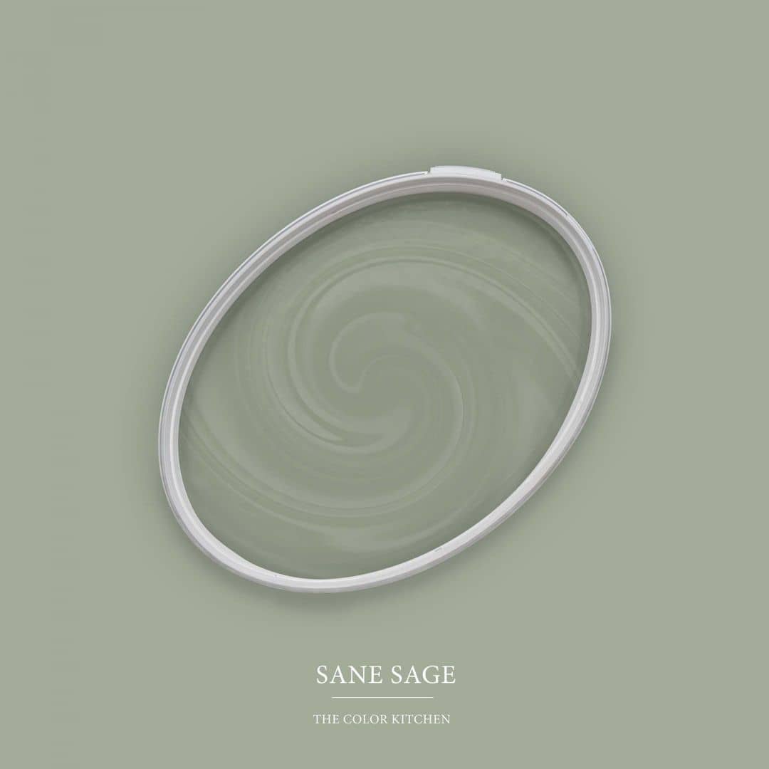Kaeppel Grün Wandfarbe seidenmatt I Sane Sage | Raumharmonie schaffend | THE COLOR KITCHEN