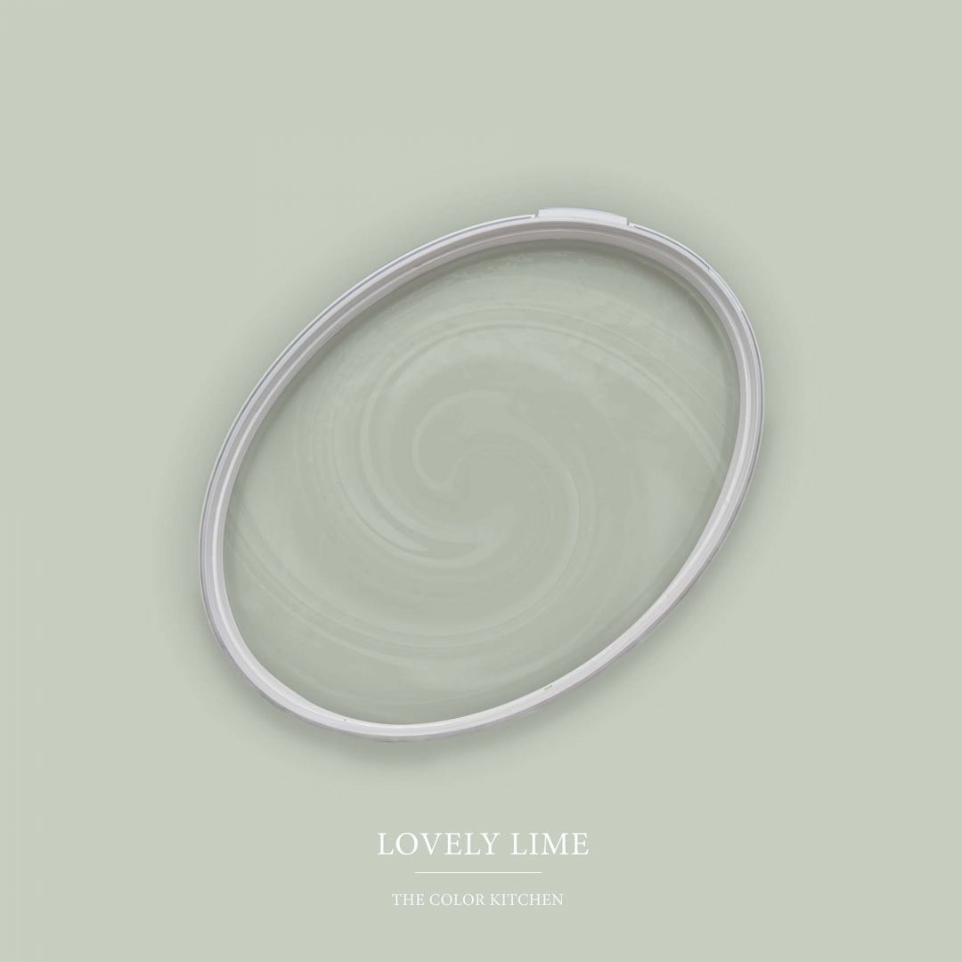 Kaeppel Grün Wandfarbe seidenmatt I Lovely Lime | Raumharmonie schaffend | THE COLOR KITCHEN