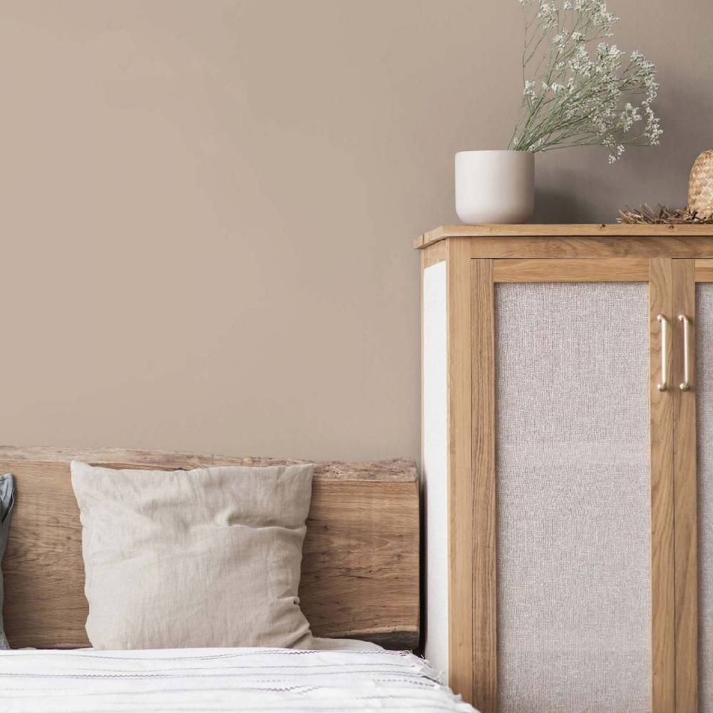 Kaeppel Beige Wandfarbe seidenmatt I Matte Mushroom | Raum öffnend und beruhigend | THE COLOR KITCHEN Zeitlich begrenztes Angebot
