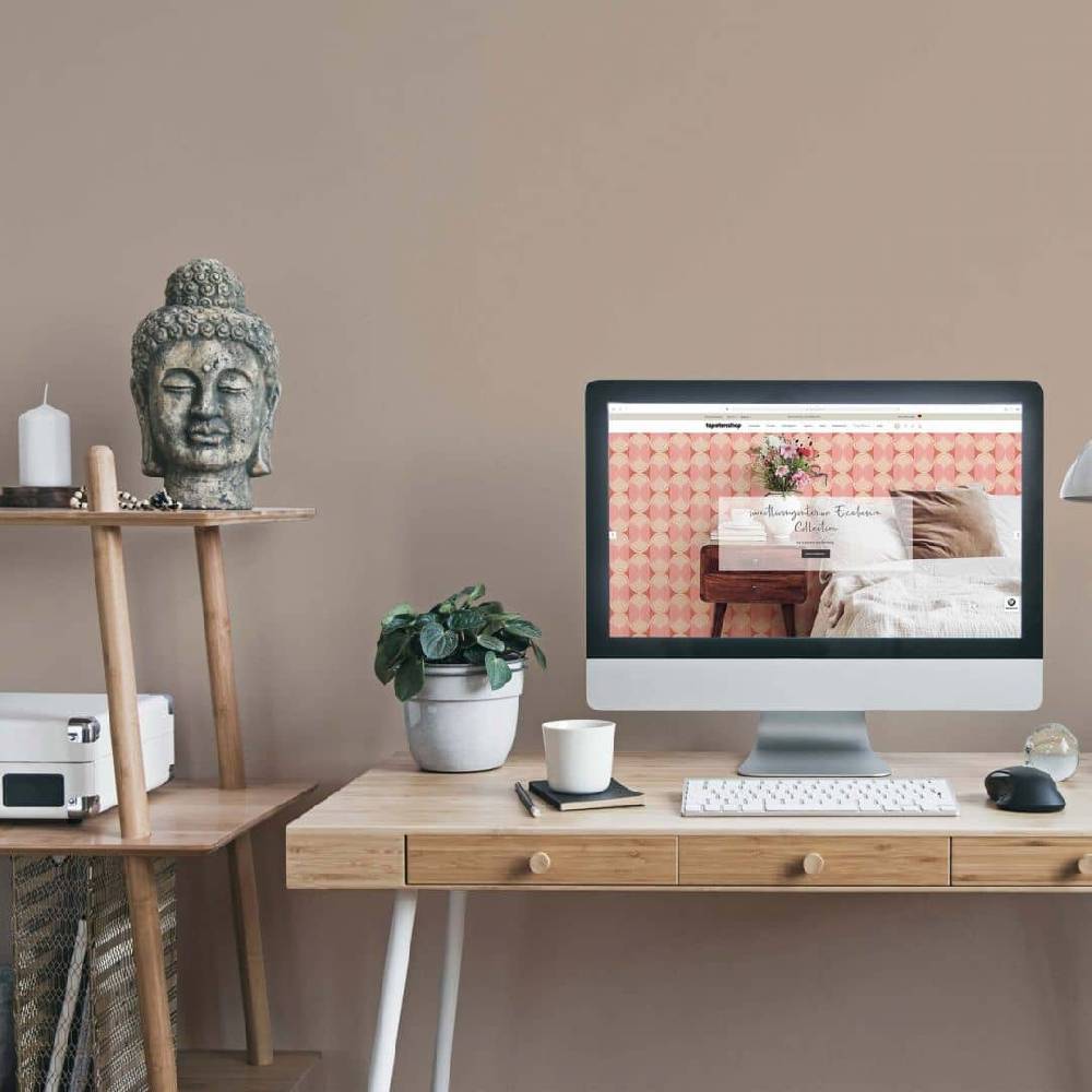 Kaeppel Beige Wandfarbe seidenmatt I Matte Mushroom | Raum öffnend und beruhigend | THE COLOR KITCHEN Zeitlich begrenztes Angebot