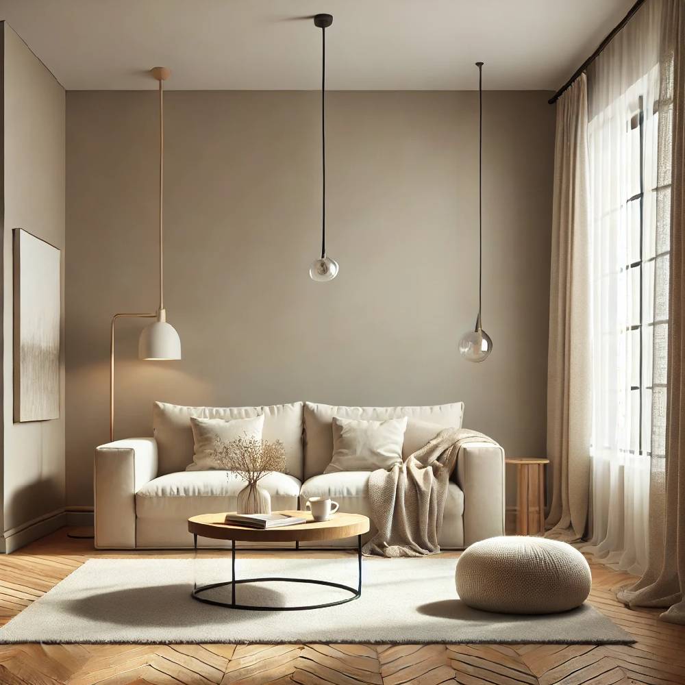 Kaeppel Beige Wandfarbe seidenmatt I Matte Mushroom | Raum öffnend und beruhigend | THE COLOR KITCHEN Zeitlich begrenztes Angebot