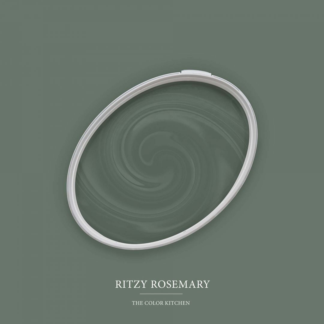 Kaeppel Grün Wandfarbe seidenmatt I Ritzy Rosemary | Raumharmonie schaffend | THE COLOR KITCHEN