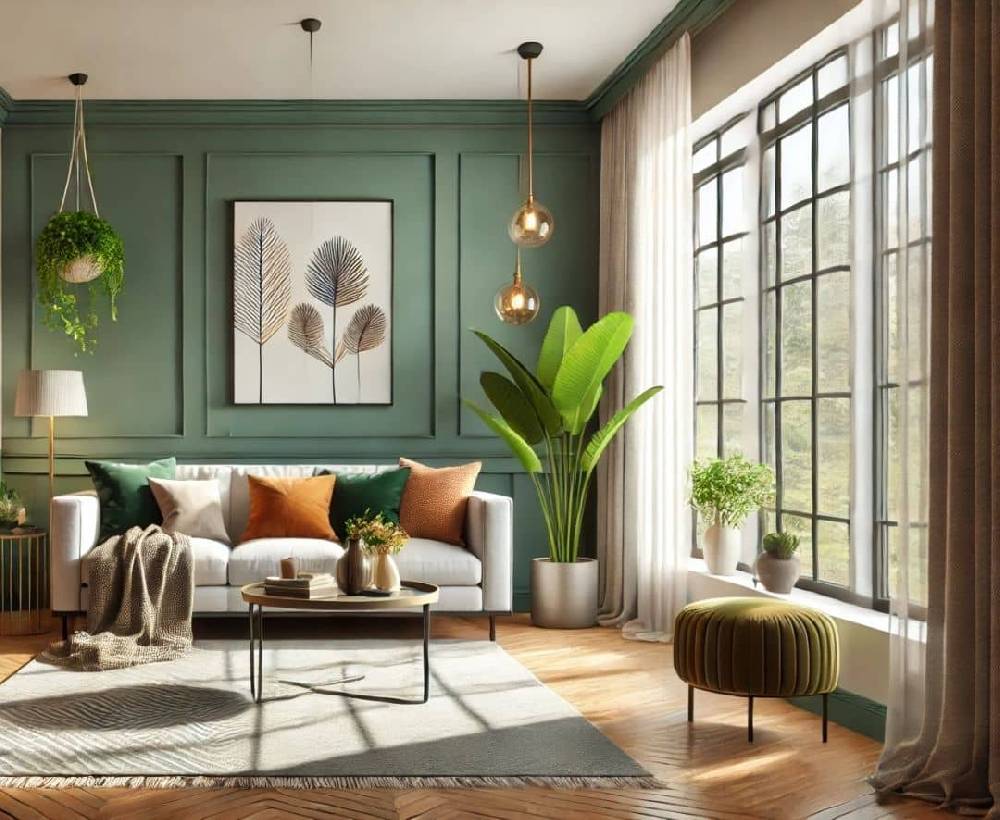 Kaeppel Grün Wandfarbe seidenmatt I Ritzy Rosemary | Raumharmonie schaffend | THE COLOR KITCHEN Exklusive Angebote