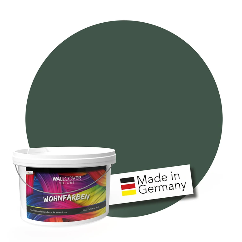 Kaeppel Grün Wandfarbe matt | Innenfarbe in Top-Qualität | Raumharmonie schaffend Neuheiten