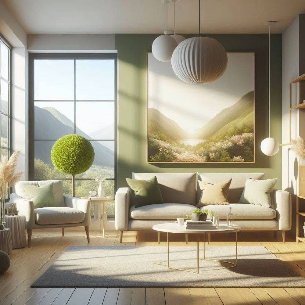 Kaeppel Grün Wandfarbe seidenmatt I Warm Wasabi | Raumharmonie schaffend | THE COLOR KITCHEN Sonderangebote