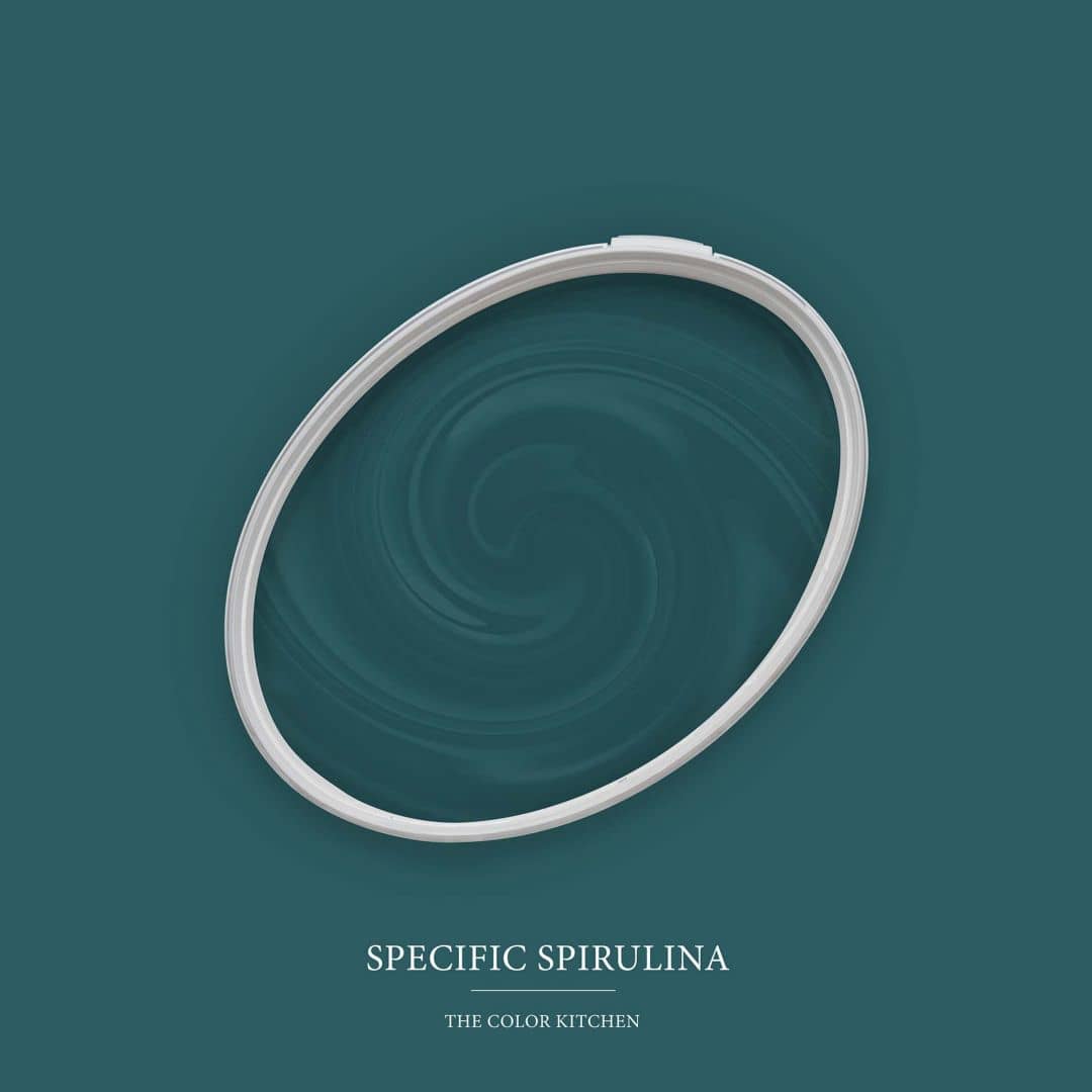 Kaeppel Grün Wandfarbe seidenmatt I Specific Spirulina | Raumharmonie schaffend | THE COLOR KITCHEN