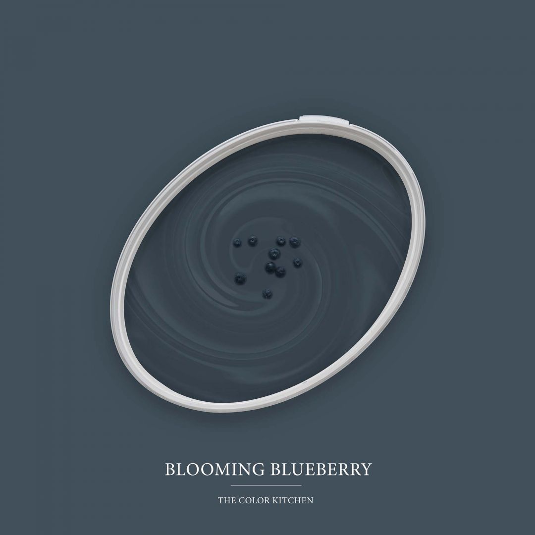Kaeppel Blau Wandfarbe seidenmatt I Blooming Blueberry | mit beruhigender Wirkung | THE COLOR KITCHEN