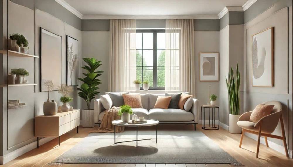 Kaeppel Grau Wandfarbe seidenmatt I Calm Clam | elegante, moderne Atmosphäre schaffend | THE COLOR KITCHEN Letzter Tag