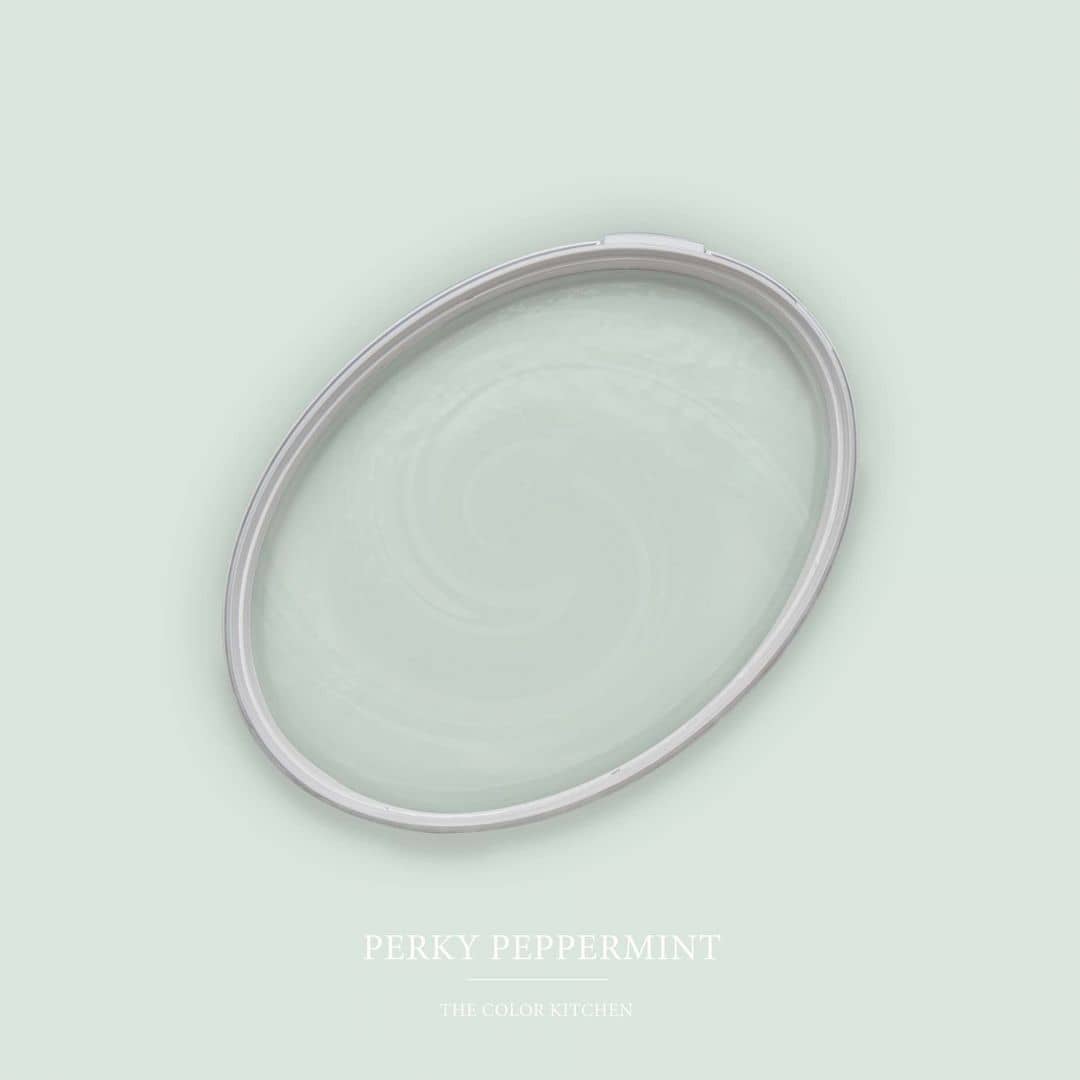 Kaeppel Grün Wandfarbe seidenmatt I Perky Peppermint | Raumharmonie schaffend | THE COLOR KITCHEN
