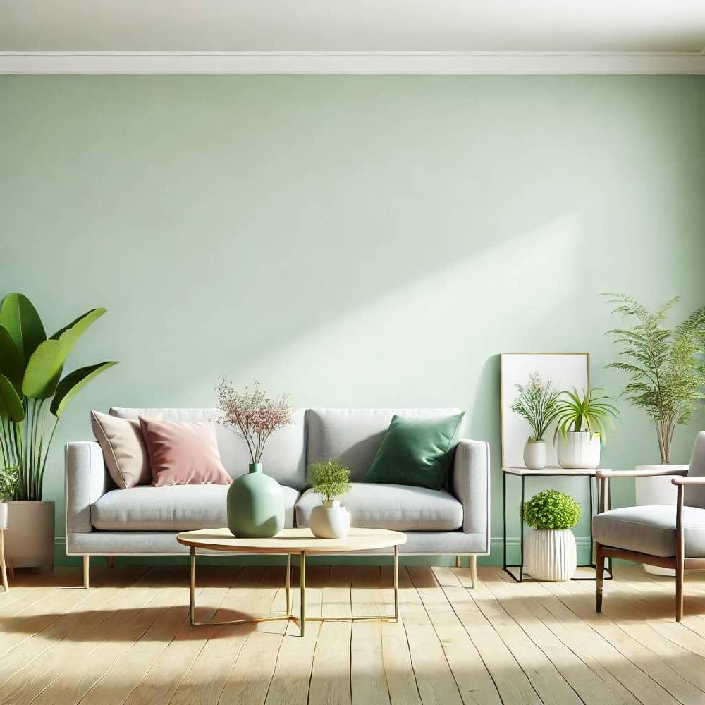 Kaeppel Grün Wandfarbe seidenmatt I Perky Peppermint | Raumharmonie schaffend | THE COLOR KITCHEN Zeitbegrenzte Promotion