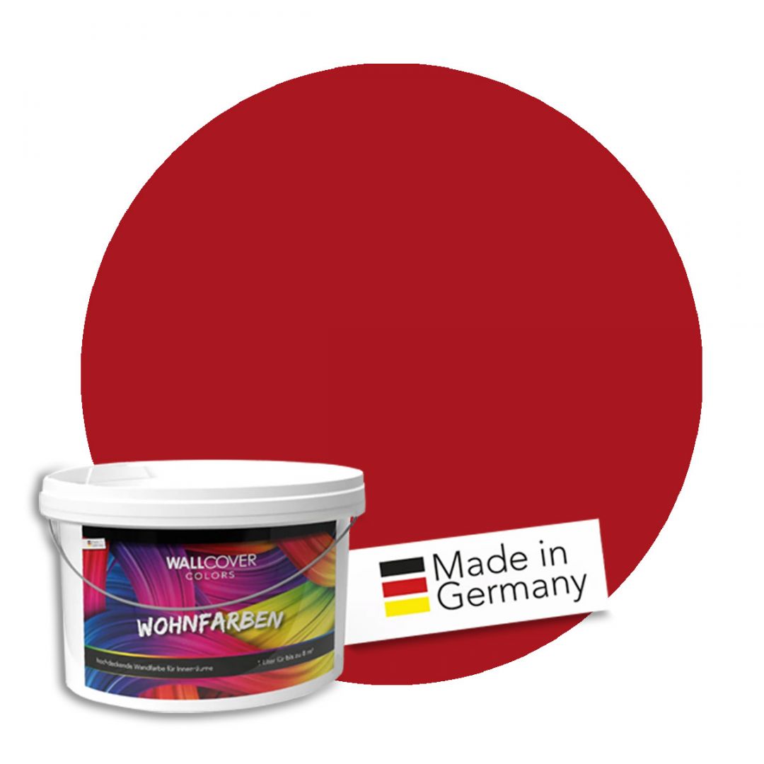 Kaeppel Rot Wandfarbe matt | Innenfarbe in Top-Qualität | leidenschaftlich und voller Energie Bis zu 50% Rabatt