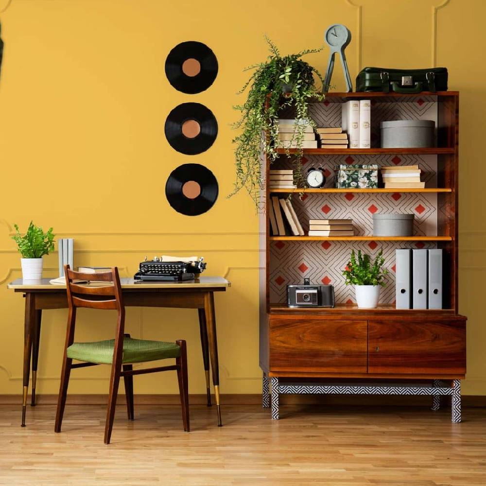 Kaeppel Gelb Wandfarbe seidenmatt I Mighty Mango | belebende Wirkung | THE COLOR KITCHEN Nur noch ein Tag übrig