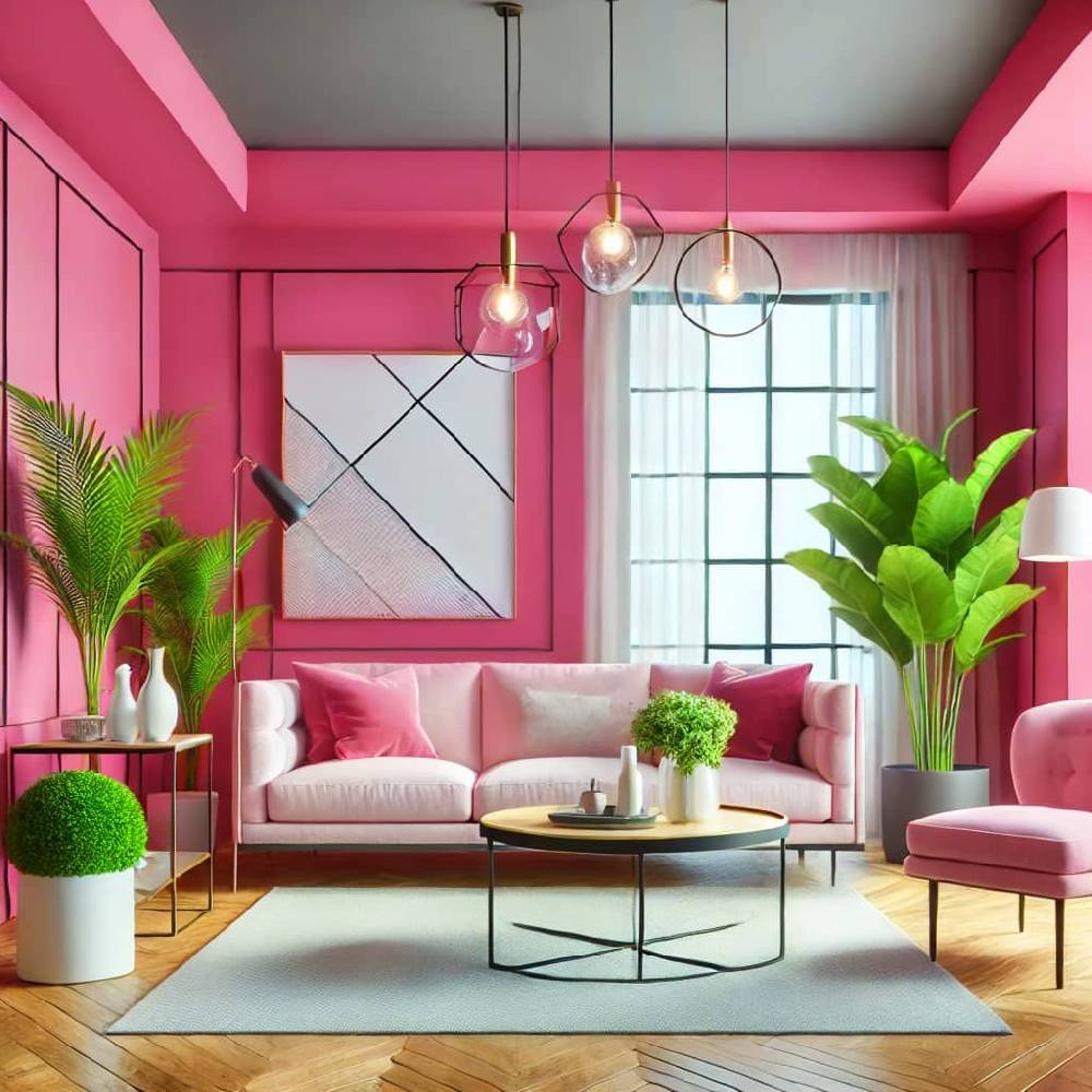 Kaeppel Pink Wandfarbe matt | Innenfarbe in Top-Qualität | verspielt und fröhlicher Charakter Fabrikladen