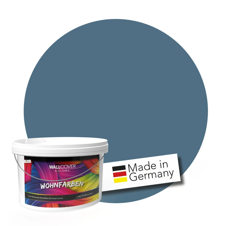 Kaeppel Blau Wandfarbe matt | Innenfarbe in Top-Qualität | mit erfrischender Wirkung Im Verkauf