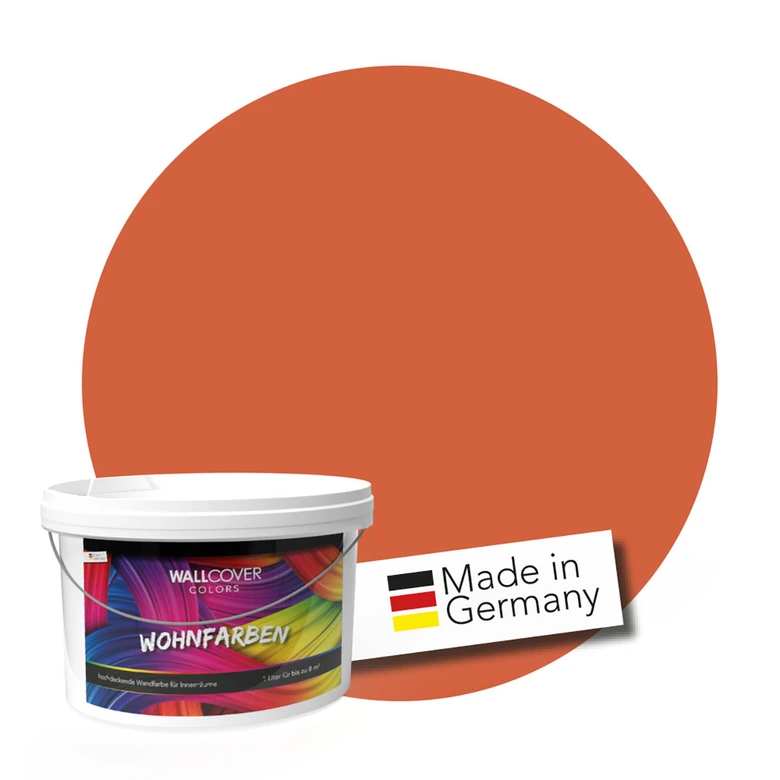 Kaeppel Rot Wandfarbe matt | Innenfarbe in Top-Qualität | leidenschaftlich und voller Energie 2025