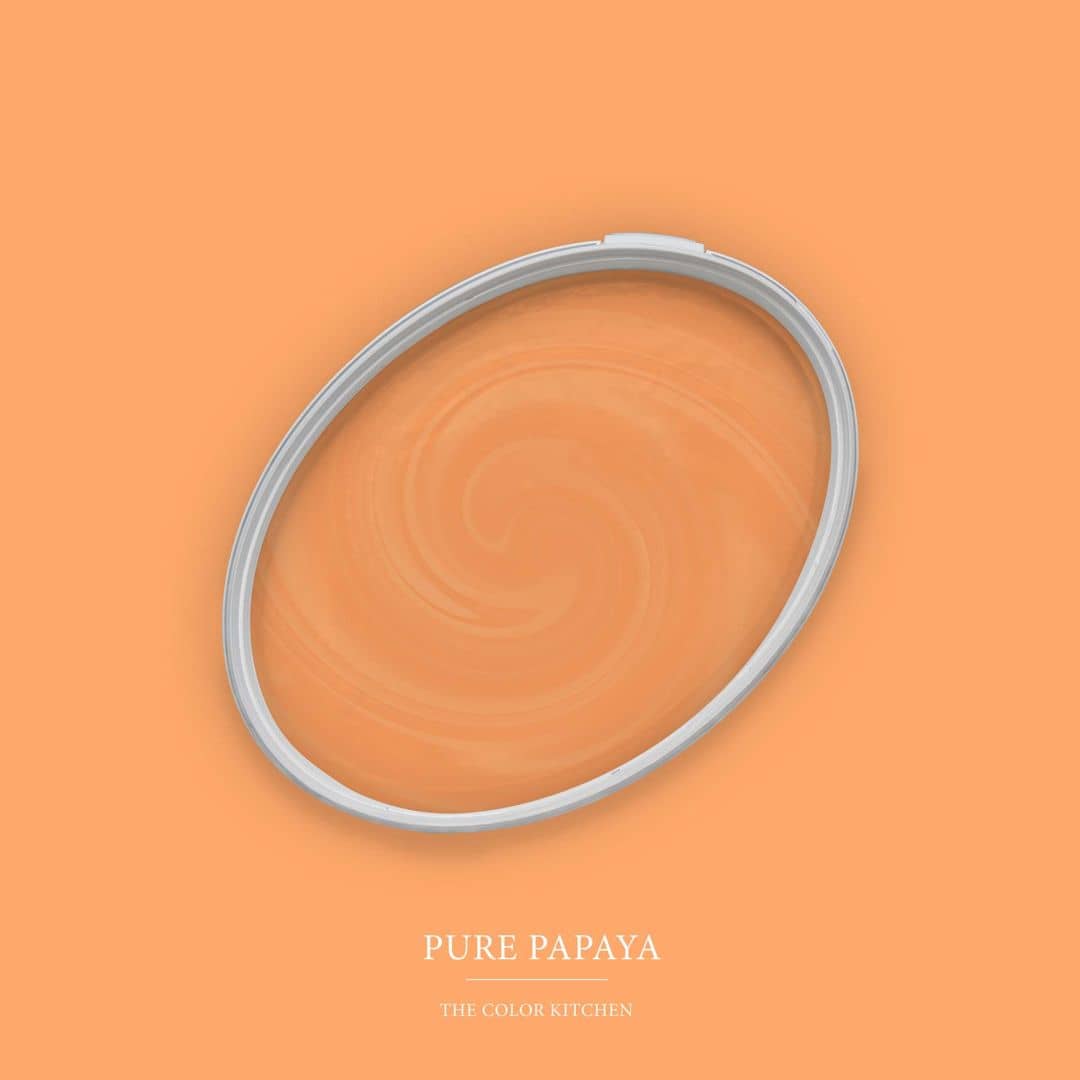 Kaeppel Orange Wandfarbe seidenmatt I Pure Papaya | energiegeladen begeisternd | THE COLOR KITCHEN