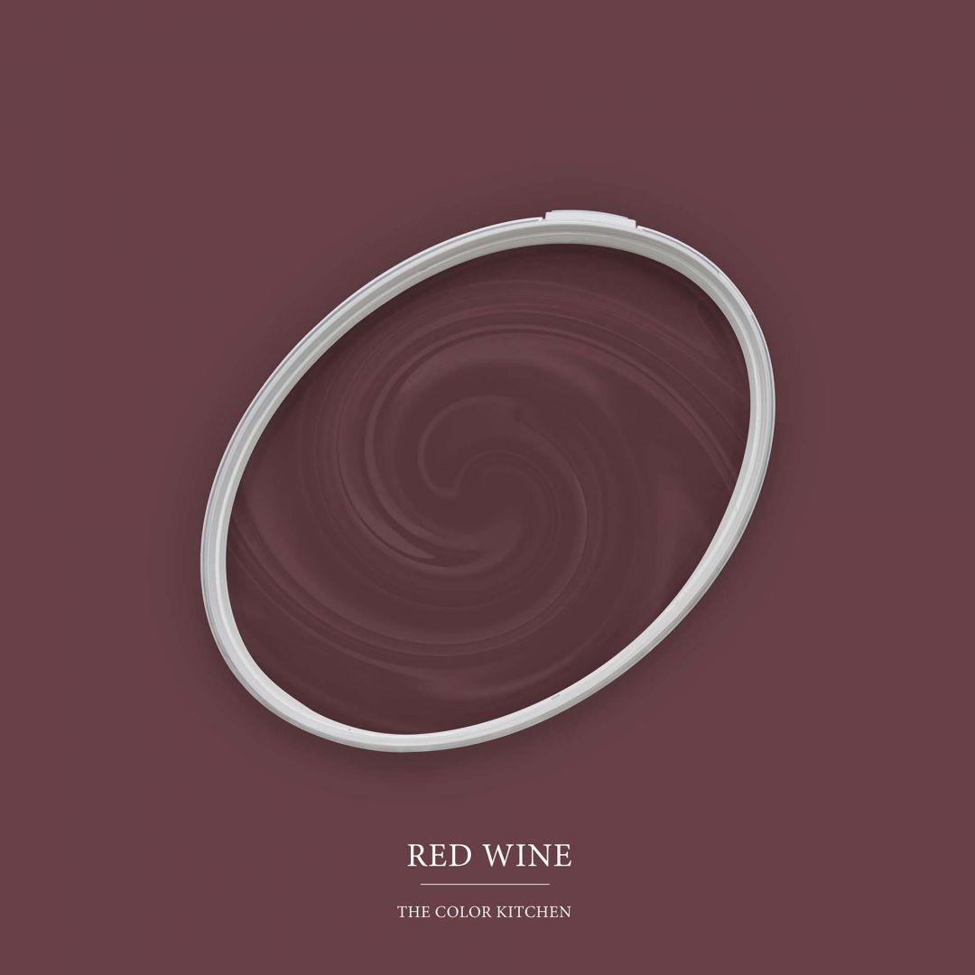 Kaeppel Rot Wandfarbe seidenmatt I Red Wine | leidenschaftlich und voller Energie | THE COLOR KITCHEN