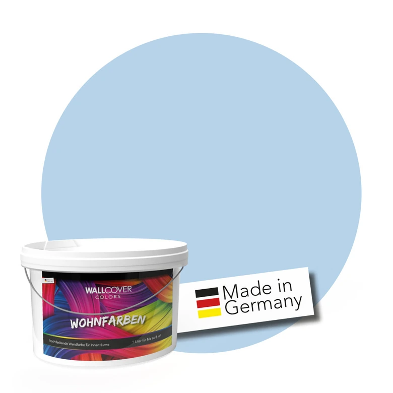 Kaeppel Blau Wandfarbe matt | Innenfarbe in Top-Qualität | mit erfrischender Wirkung Günstiger Verkauf