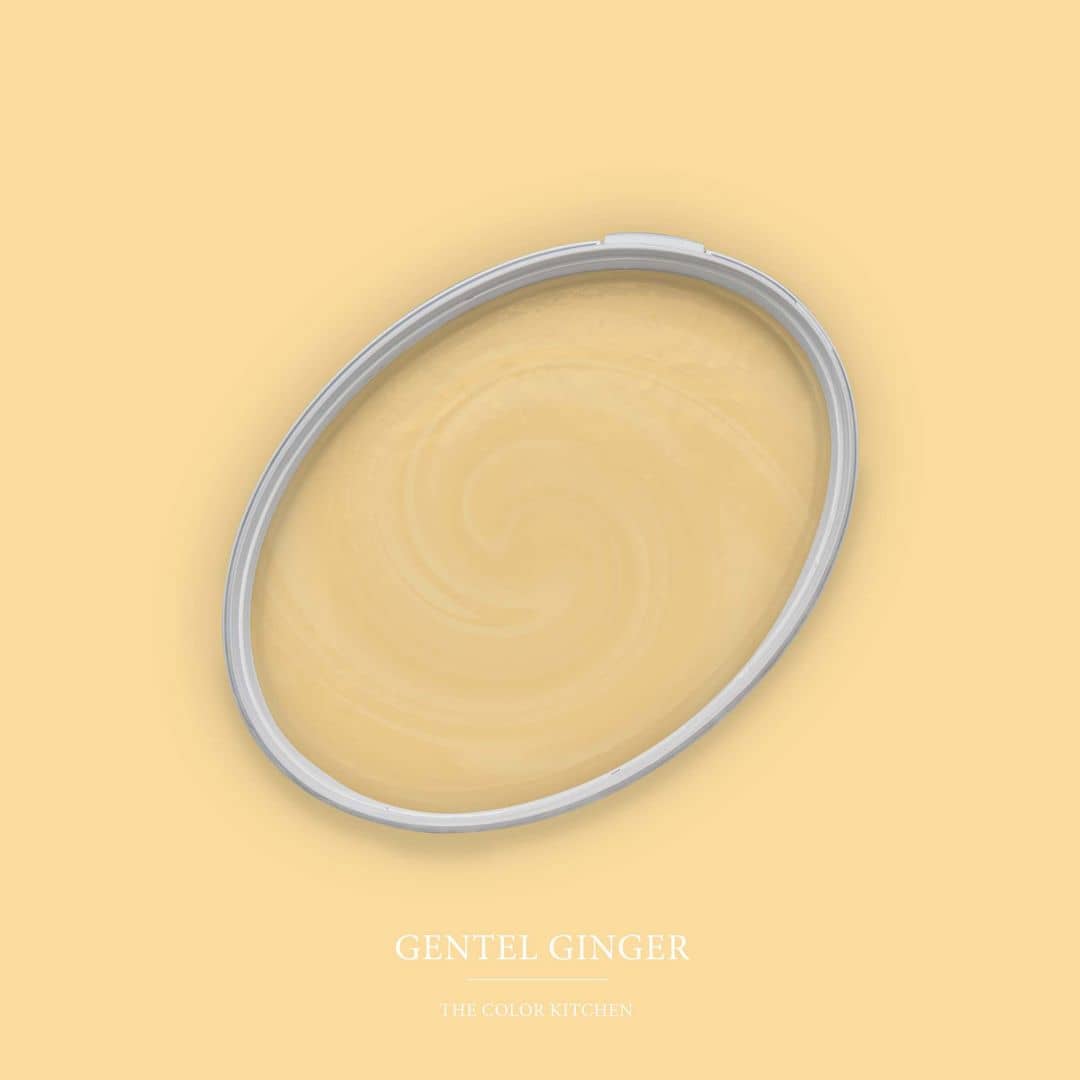 Kaeppel Gelb Wandfarbe seidenmatt I Gentel Ginger | belebende Wirkung | THE COLOR KITCHEN