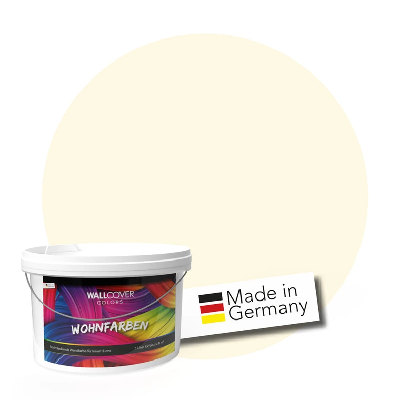 Kaeppel Creme Wandfarbe matt | Innenfarbe in Top-Qualität | Raum öffnend und beruhigend Blitzverkäufe
