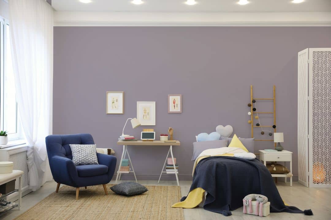 Kaeppel Premium Wandfarbe Violett - Tuchmatte Innenwandfarbe - PURO c2001 simple mauve Kostenloser Versand