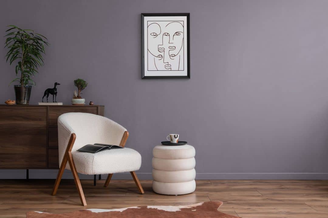 Kaeppel Premium Wandfarbe Violett - Tuchmatte Innenwandfarbe - PURO c2001 simple mauve Kostenloser Versand