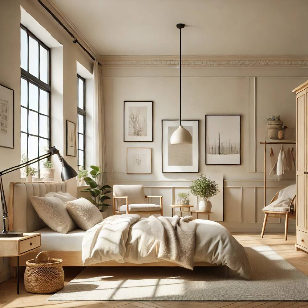 Kaeppel Beige Wandfarbe seidenmatt I Pure Potato | Raum öffnend und beruhigend | THE COLOR KITCHEN Limitierter Zeitrabatt