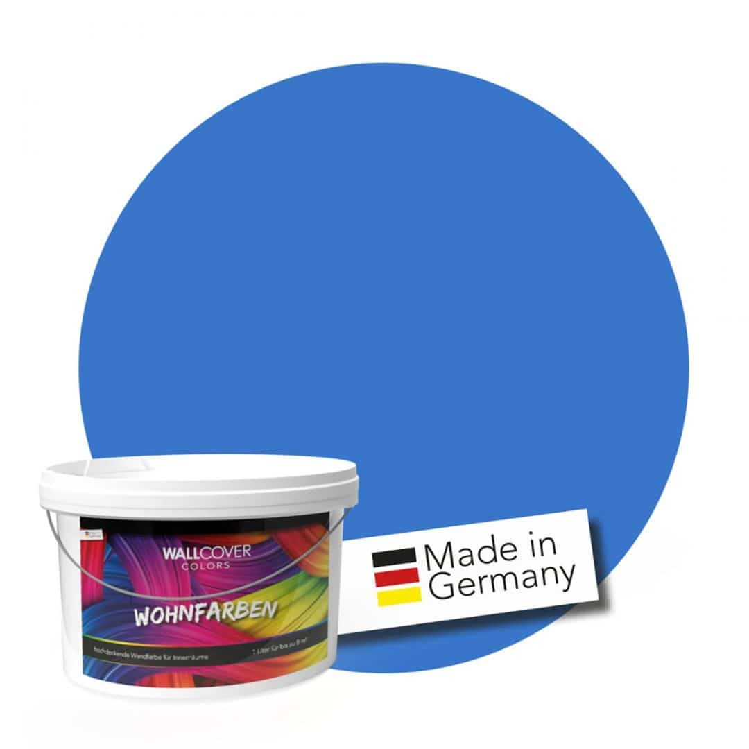 Kaeppel Blau Wandfarbe matt | Innenfarbe in Top-Qualität | mit erfrischender Wirkung Fabrik Onlineshop