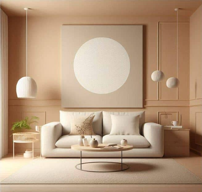 Kaeppel Beige Wandfarbe seidenmatt I Asthetic Artichoke | Raum öffnend und beruhigend | THE COLOR KITCHEN Sonderangebot