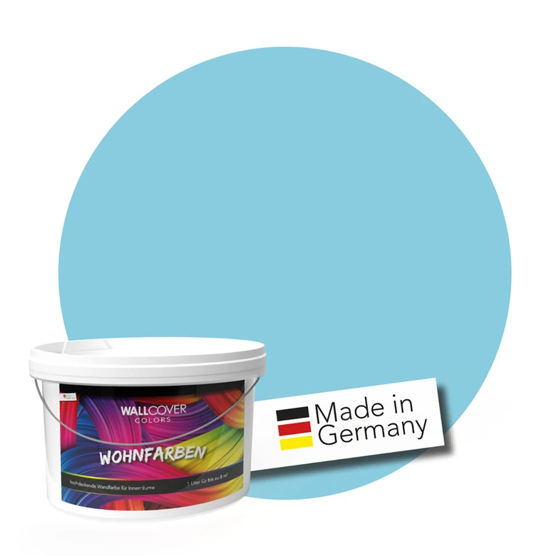 Kaeppel Blau Wandfarbe matt | Innenfarbe in Top-Qualität | mit erfrischender Wirkung Günstig kaufen